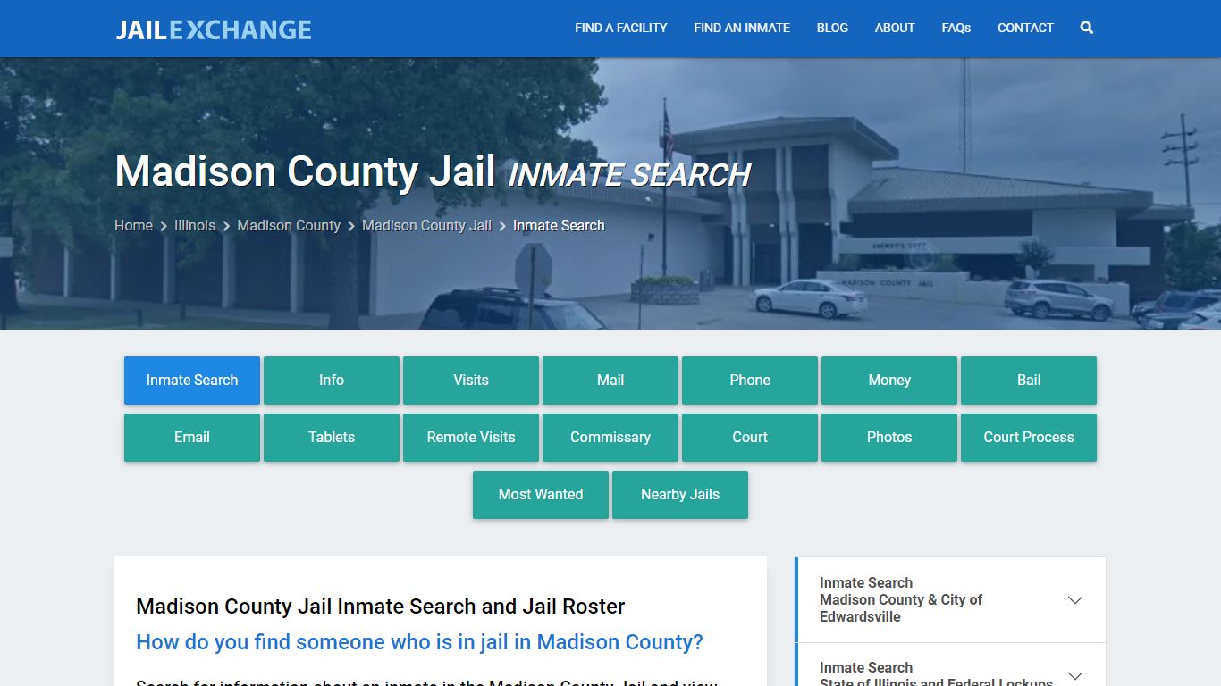 Inmate Search: Roster & Mugshots - Madison County Jail, IL